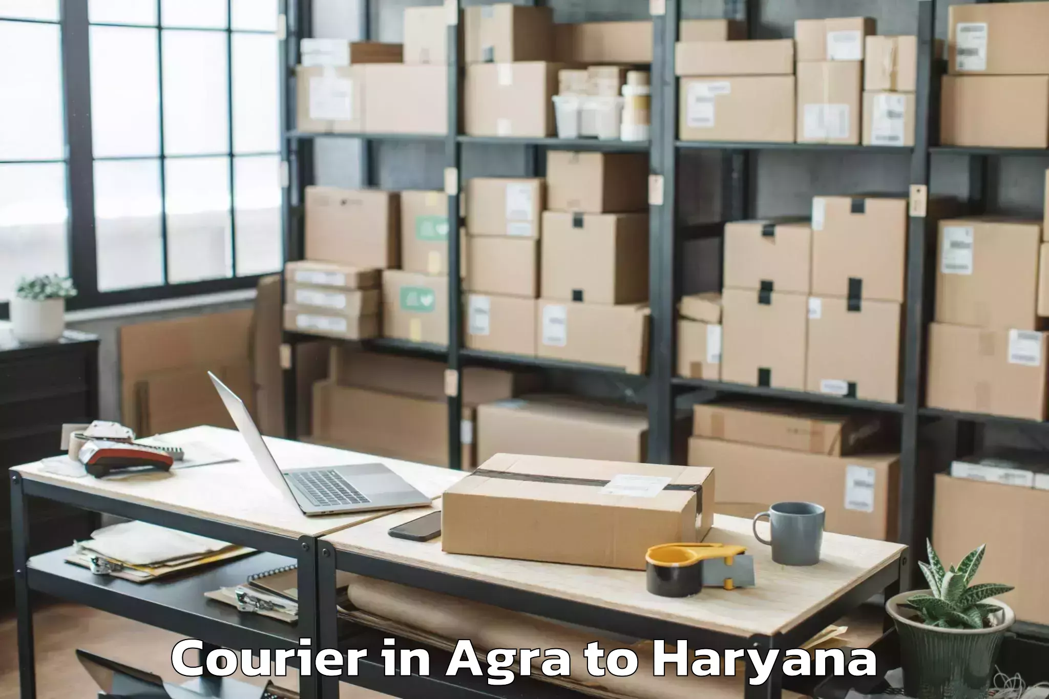 Trusted Agra to Udyog Vihar Courier